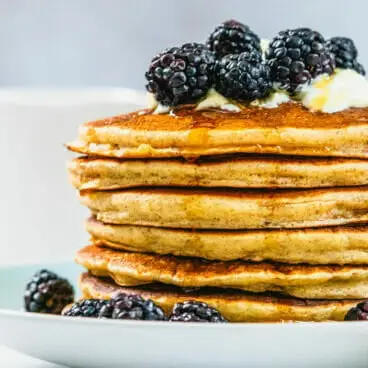 Panquecas de creme de leite