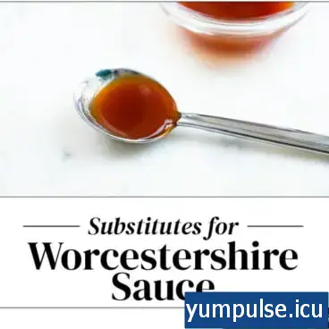 Náhrada worcesterskej omáčky