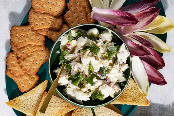 Ensalada De Cangrejo Con Mayonesa Serrano Y Kewpie