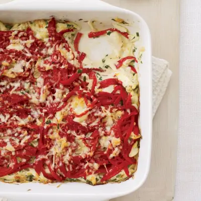 Dip tibio de piquillo y cangrejo