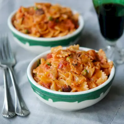 Farfalle com Vodka