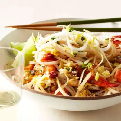 Rýchly Krevetový Pad Thai. Foto © Kate Mathis
