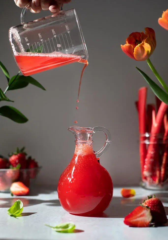 딸기 대황 시럽 레시피' title=