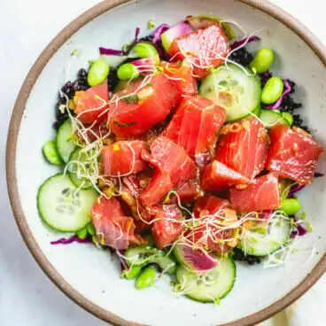 Receita de poke bowl