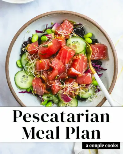 Speiseplan für Pescatarianer
