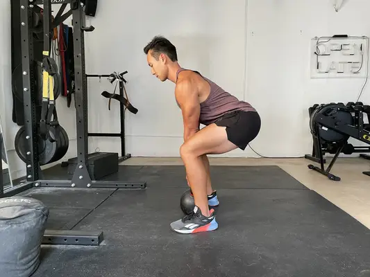 how to do a kettlebell deadlift