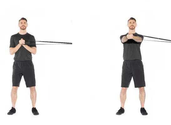 resistance band pull-apart, resistance band exercises
