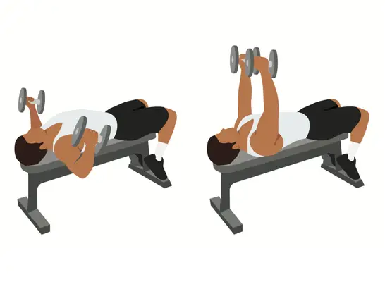 illustration of woman doing pushups