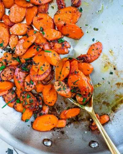 Receitas de cenoura, cenouras salteadas na panela