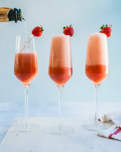 Brunch-Getränke und Cocktails