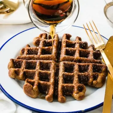 Waffles de pan de jengibre