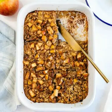 Farina d'avena al forno vegana