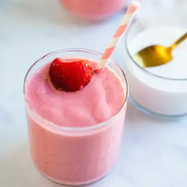 Smoothie au lait de coco