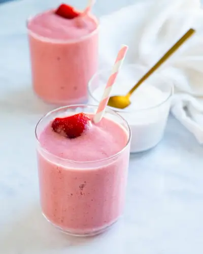 Smoothies sans produits laitiers