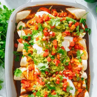 Mi mancano anche le enchiladas di pollo