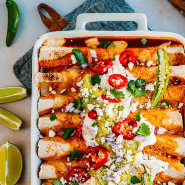 Mi mancano anche le enchiladas vegetariane