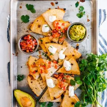 Quesadilla no forno