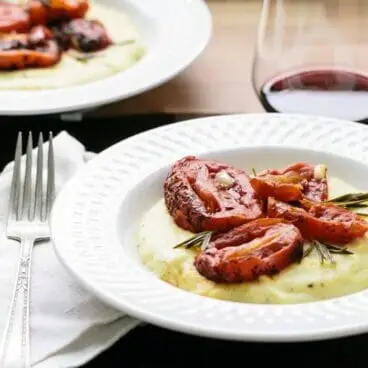 Polenta com tomate