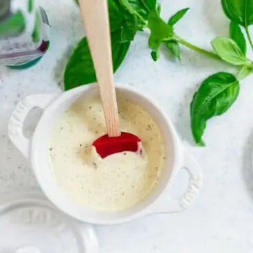 Molho de salada pesto