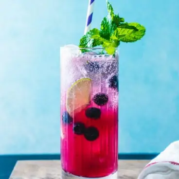 Mojito de mirtilo