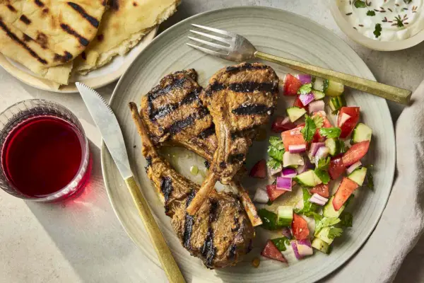 Tandoori-Lammkoteletts