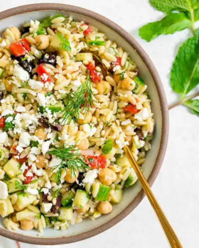 Recette de salade d'orzo