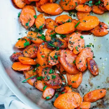 Cenouras salteadas