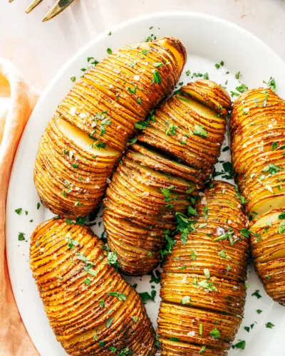 Receita de batata Hasselback