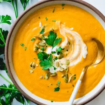 Sopa de batata doce