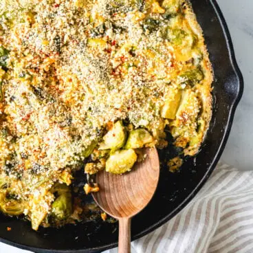 Casseruola di cavoletti di Bruxelles