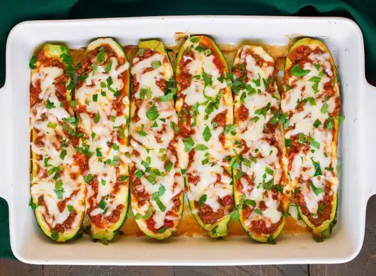 lasagna zucchini boats
