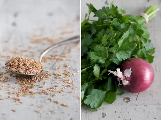 Bulgur pšenica | Stredomorský šalát s cícerom