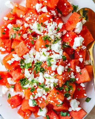 Insalata di feta di anguria