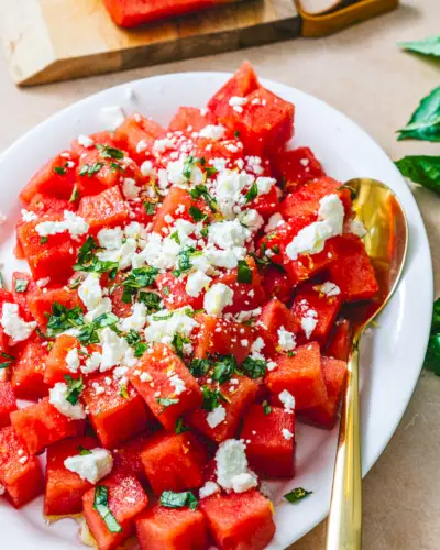 Insalata di feta di anguria