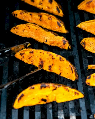 Batata doce grelhada