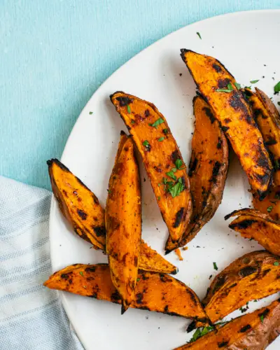 Batata doce grelhada