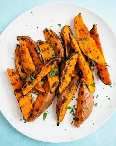 Batata doce grelhada