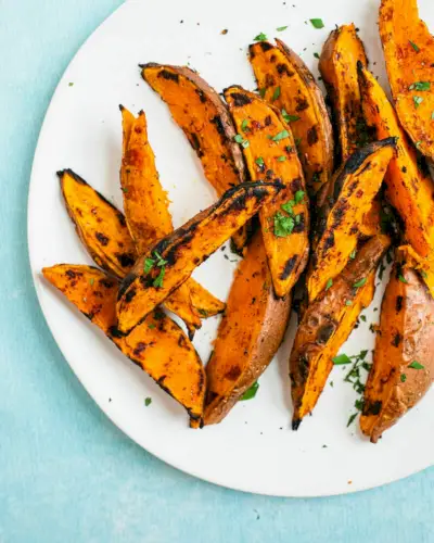 Batata doce grelhada