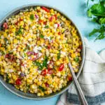 Salada de milho grelhado