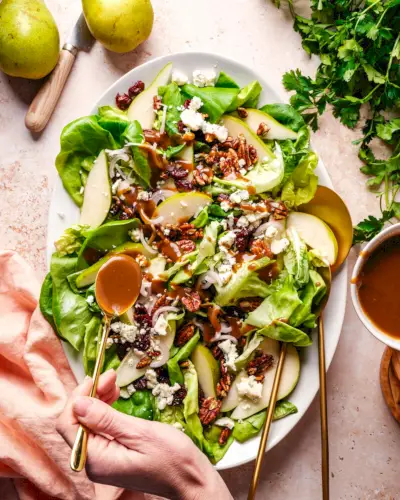 Salade de poires et de gorgonzola