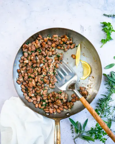 Recept na fazuľu Borlotti
