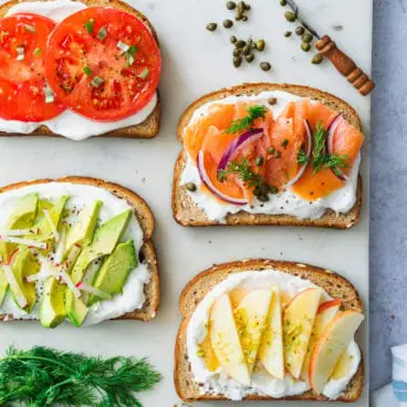 Nápady na stredomorskú diétu na obed: ricottový toast s polevou