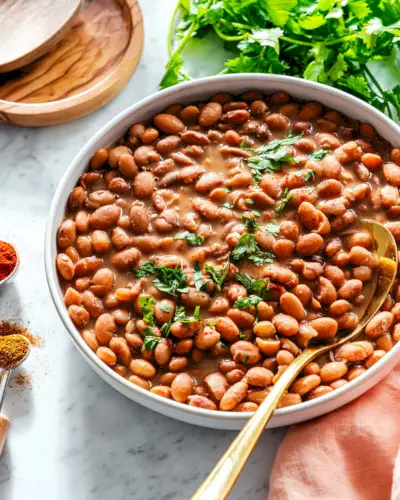 Rezept für Pintobohnen