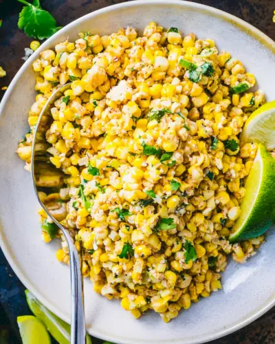 Salada de milho Elote