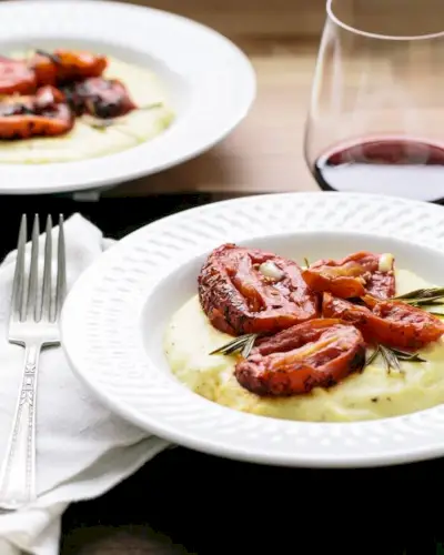 Polenta com tomate