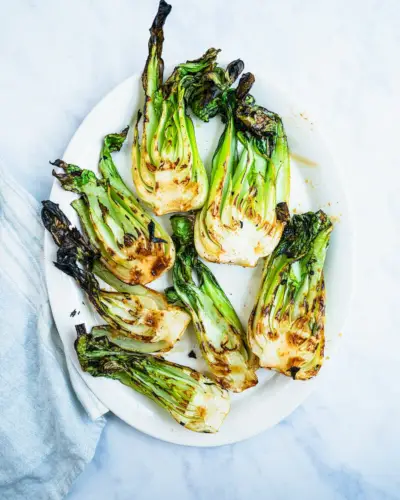 Grilovaný bok choy