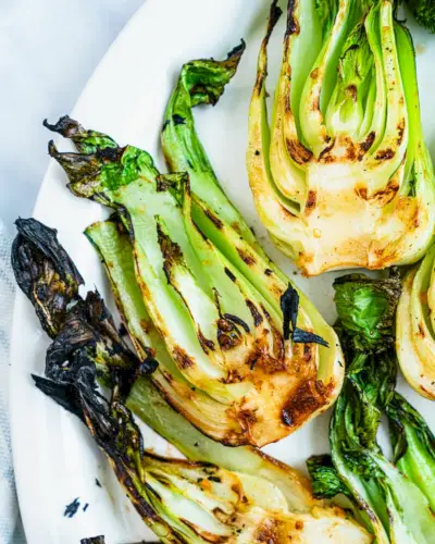 Grilovaný bok choy