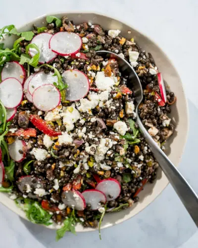 Salade de lentilles
