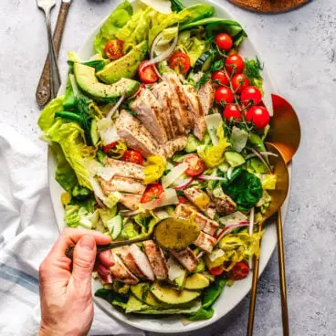 Receita de salada de frango grelhado