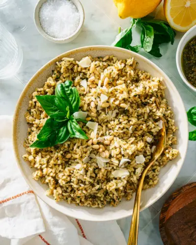 Pesto ryža